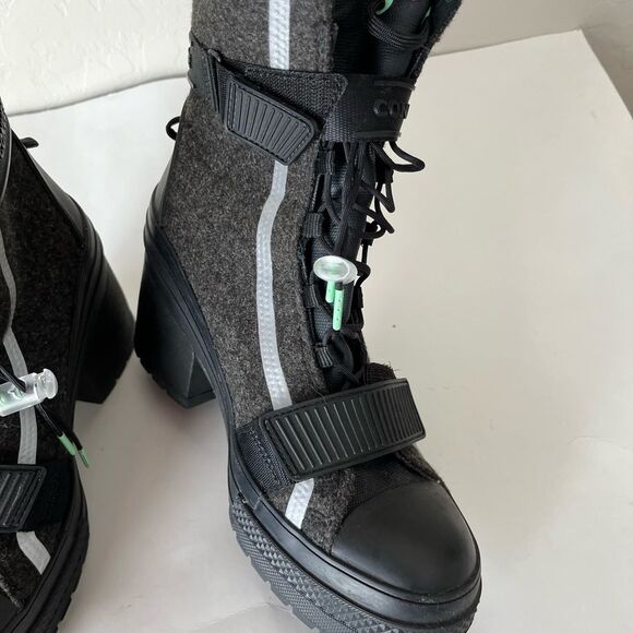 Converse Chuck Taylor GR 82 Adjustable Strap Heel Rave Reflective Sneakers Boots - Picture 8 of 9